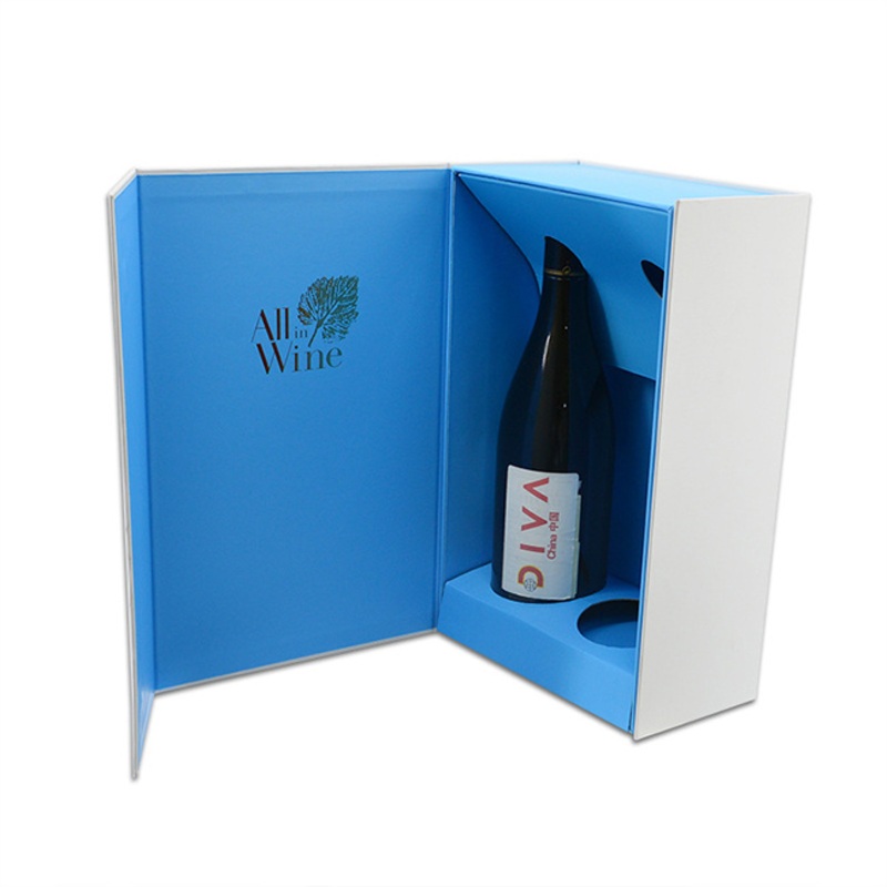 Luxury Custom Packaging Box Black Magnetic Close Gift Modern Novel Design Low Price Wine Luxury Box – Wine Box and Wine Gift Box price