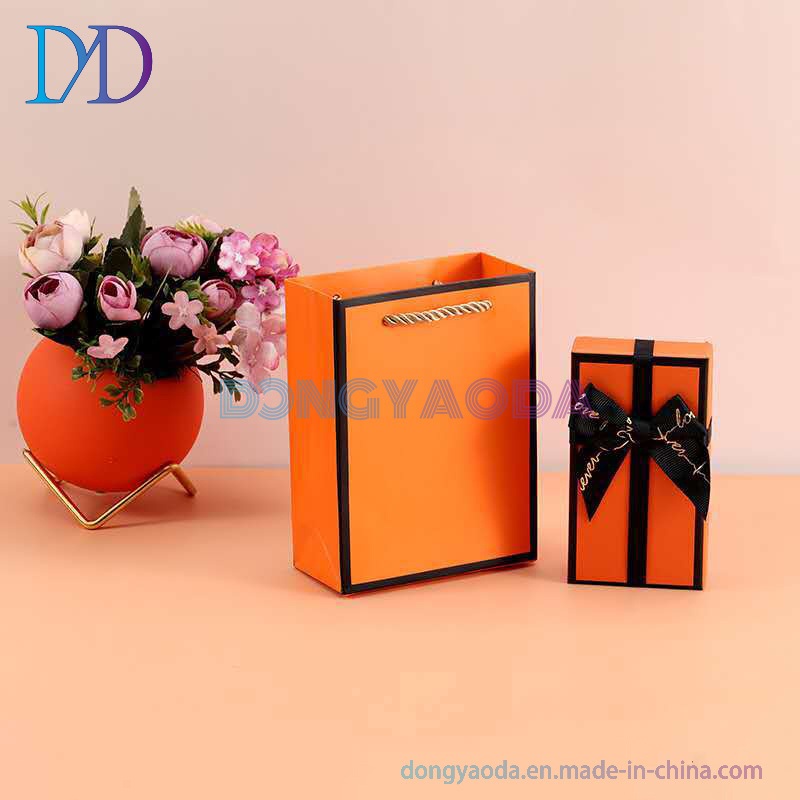 Orange Gift Box with Ribbon Setting, Luxury Jewellery Box, Perfume Box – Orange Gift Box and Gift Box price