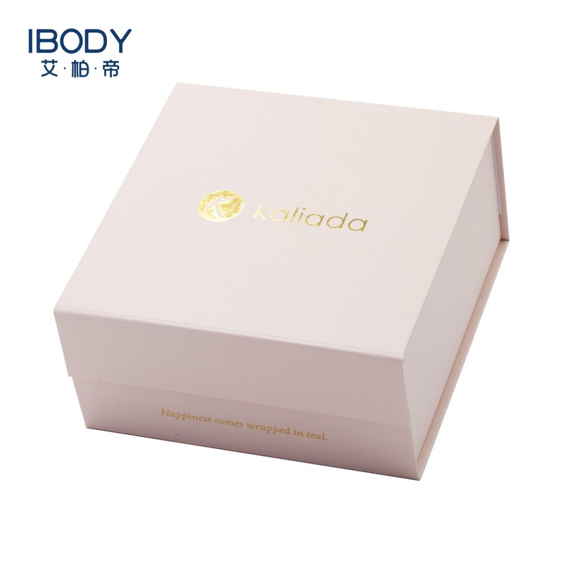 Pink Large Box with Golden Logo Luxury Packaging for Products Wedding Gift Packing Folding Box Hamper Flip Clothing Shoes Box – Carboard Box and Paper Box price