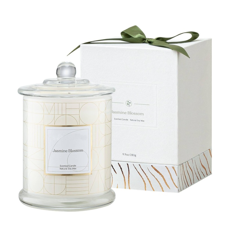 Private Logo Empty Cardboard Rigid 2 Two Piece Scented Candles Box Gift Packaging Boxes for Candle Jars Tins – Candle Packaging Boxes and Gift Box price