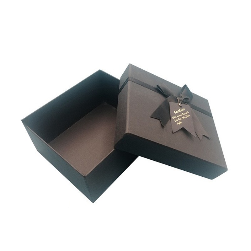 Reusable High End Logo Printing Luxury Drawer Gift Box with Ribbon Custom Bow or Bowknot Design Perfume Paper Box Packaging – Lid and Base Box and Paper Gift Box price