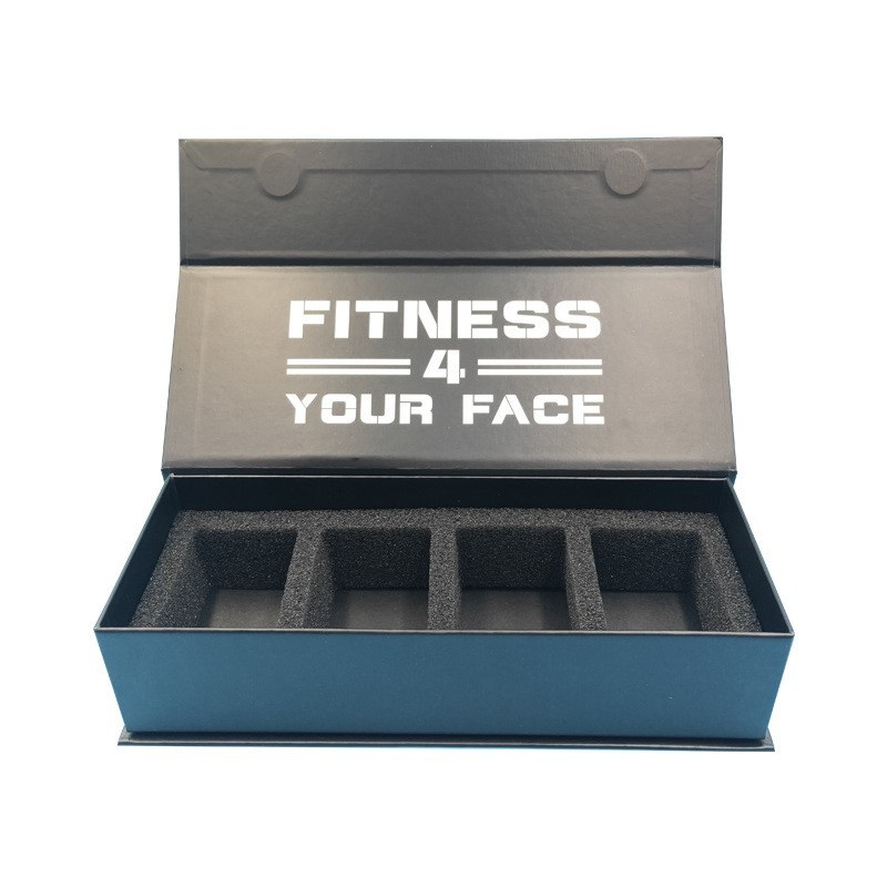 Custom Design Box Cardboard Black Magnetic Gift Box Luxury Cardboard Box for Skin Care Products – Book Shape Flip Color Box and Paper Gift Box price