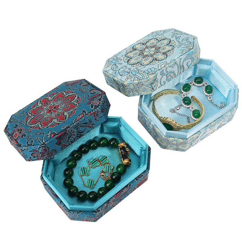 Customizable Ancient-Style Brocade Bracelet Gift Box for Jewelry – Jewelry Box and Paper Box price