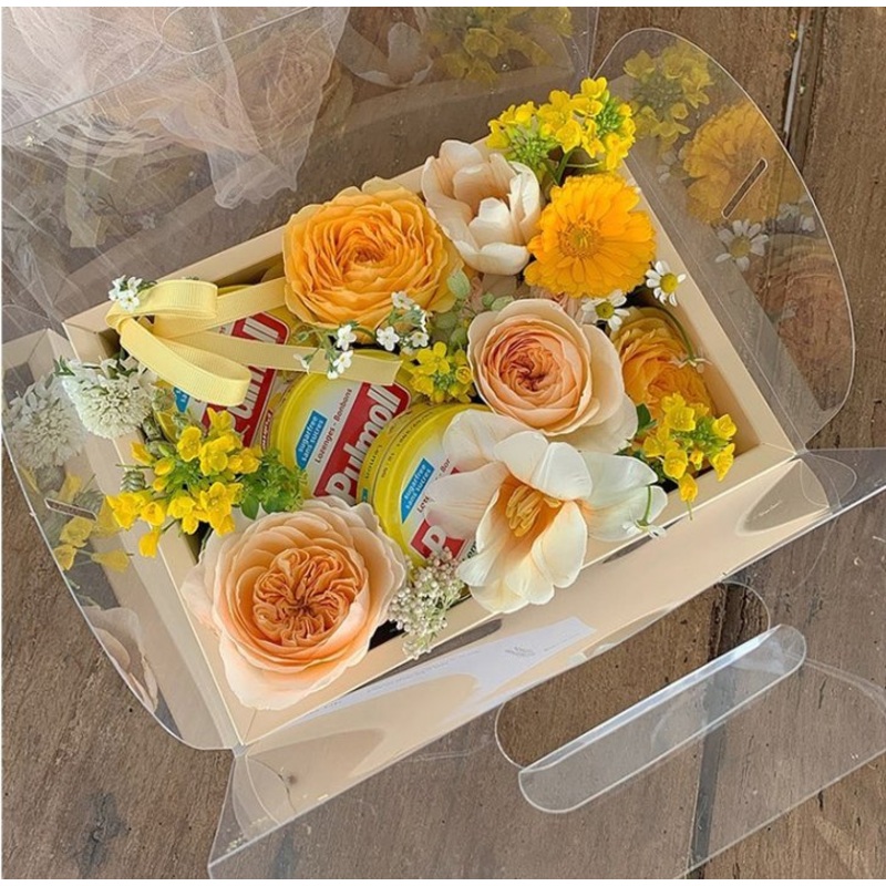 Portable Flower Box PVC Cake Box Gift Box DIY Flower Paper Box – Portable Flower Box PVC and Cake Box Gift Box DIY Flower Paper Box price