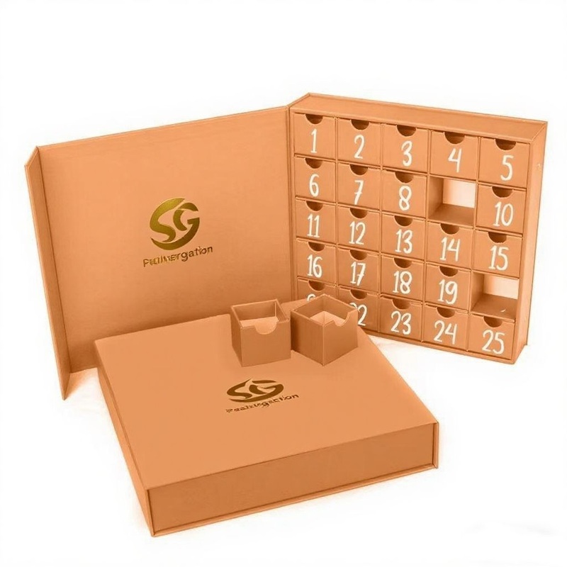 Advent Calendar Box 25 Days Calendar Christmas Gift Box – Printed Custom Box and Perfume Bottle Box price
