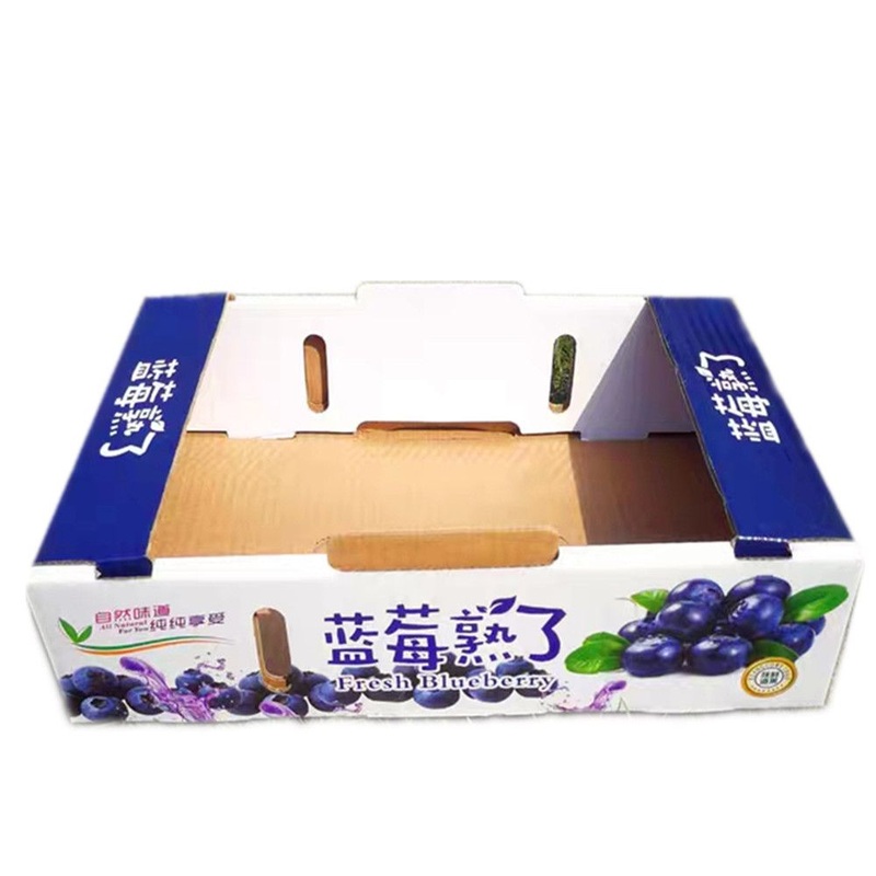 Custom Fruit Packing Box Kraft Fruit Shipping Corrugated Container Box Eco-Friendly Agricultural Fruit Packaging Carton – Agricultural Fruit Box and Fruit Packing Box price