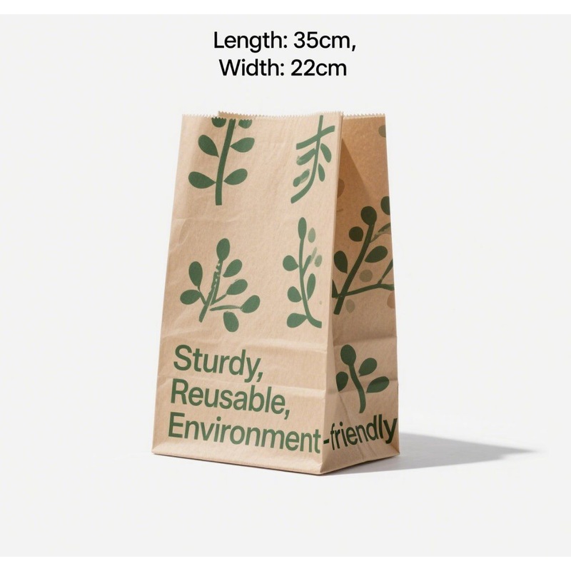 Factory Custom Packaging Logo Kraft Paper Mail Bag – Food Bag and Take Away Pack price