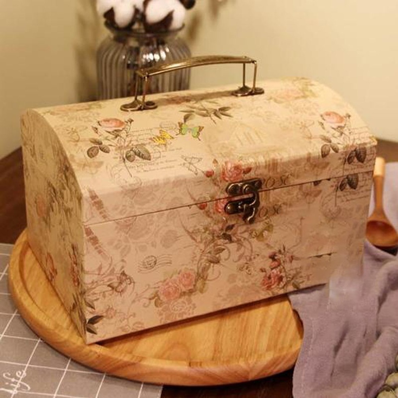 Qingdao Factory Metallic Effiects Rigid Cardboard Suitcase Box with Ribbon for Patry – Qingdao Foil Stamping Paper Box and Qingdao Embossing Cardboard Box price