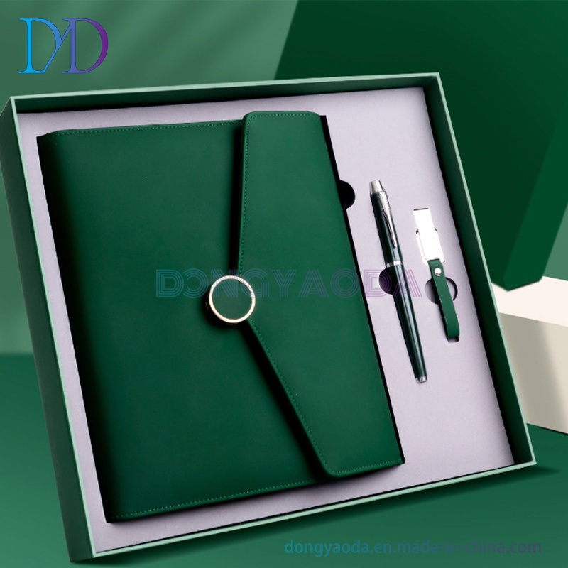 Wireless Charging Notebook Customization with U Disk Flipbook Business Power Notebook Gift Set – Gift and Promotion Gift price