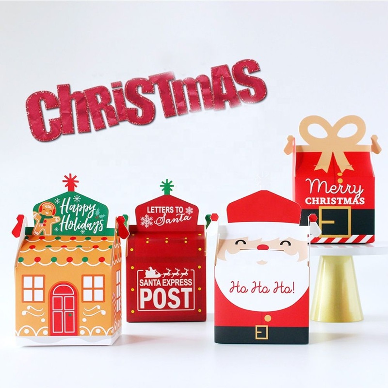 Cartoon Surprise Santa Gingerbread Man Paper Candy Cookie Packaging Box Boxes for Xmas New Year Decoration – Boxes for Xmas and Christmas Box price