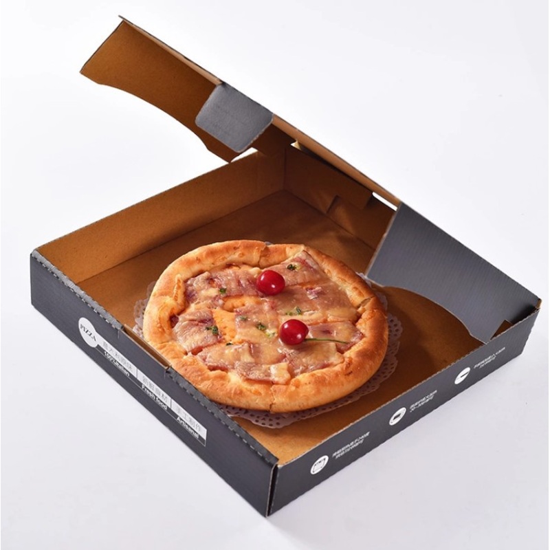 7~18inch Custom Logo Portable Thick Recycled Corrugated Delivery Baking Pizza Box – Pizza Box and Paper Pizza Box price