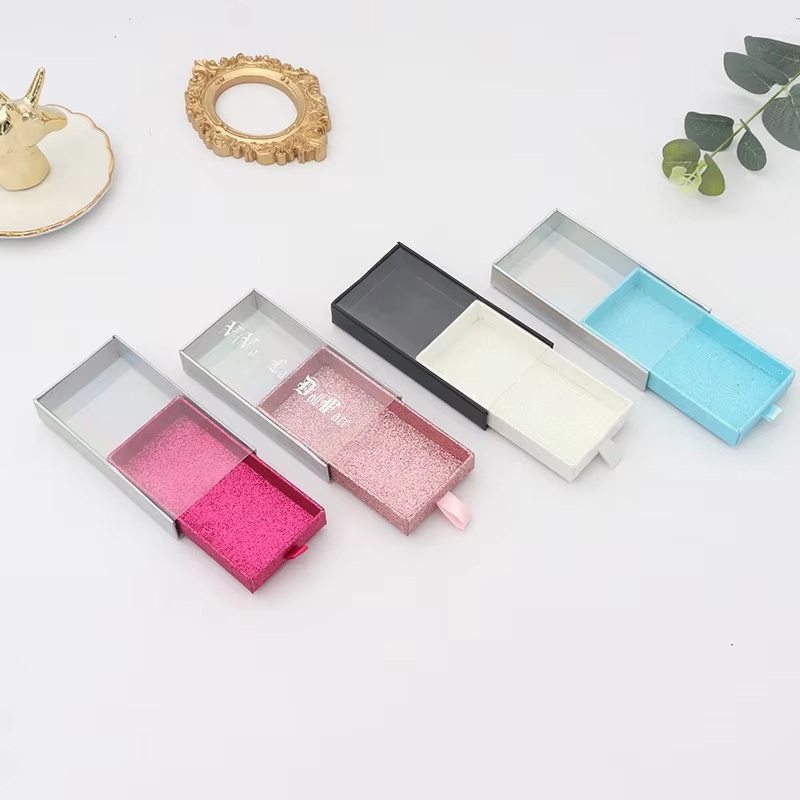 Eyelash Boxes Custom Color Logo Recycle Eyelash Packaging Box with Window – Eyelash Box and Eyelash Packaging Box price