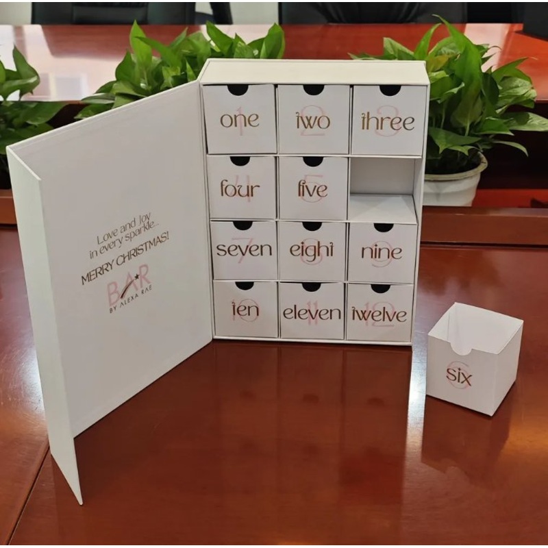 Wholesale Custom Printed Magnetic Christmas Advent Calendar for 12 Days – Calendar Box and Paper Box price