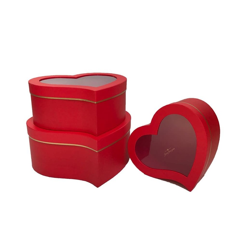 Heart Shaped Flower Gift Boxes for Roses – Heart Shape and Box for Chocolate price