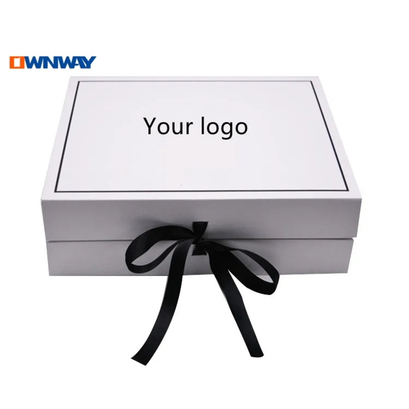 Luxury White Custom Logo Magnetic Closure Cardboard Gift Box Packaging Box Foldable Gift Box – Paper Box and Shopping Gift Paper Box price