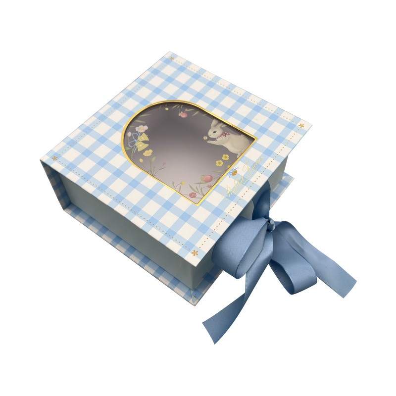 Wholesale Cardboard Packaging Ribbons Flower Lipsticks Carton Packaging Window Gift Paper Box – Gift Box and Jewelry Box price