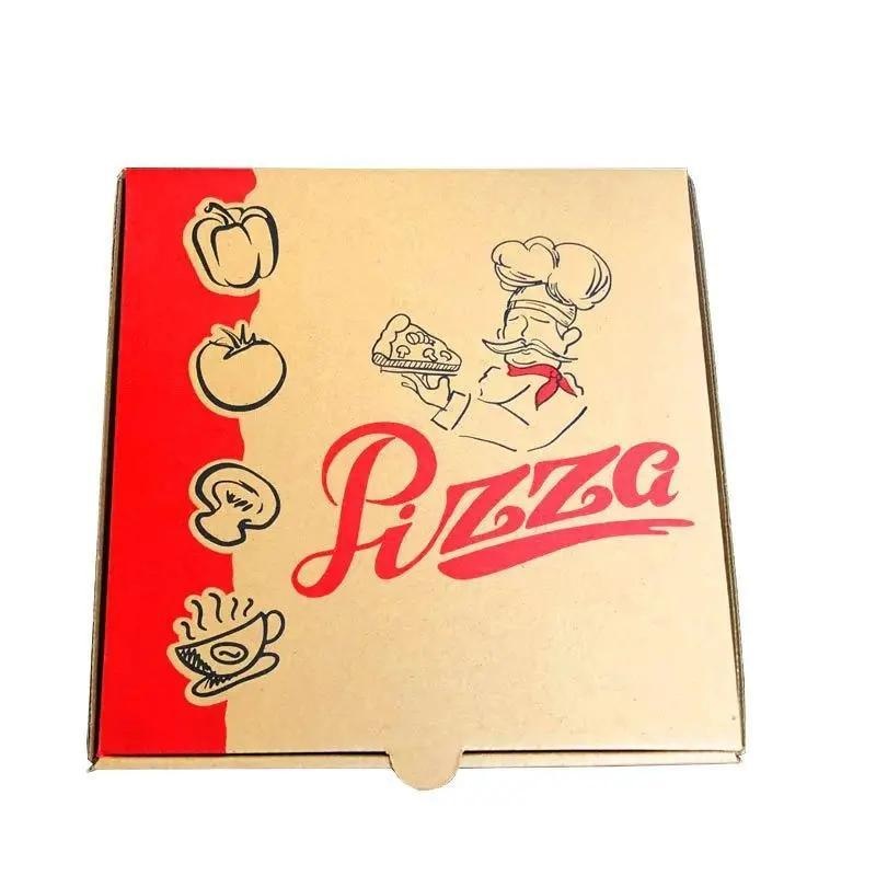 Wholesale Custom Logo Printing White Corrugated Pizza Packing Paper Carton Box – Food Paper Box Packaging and Hamburg Packaging price