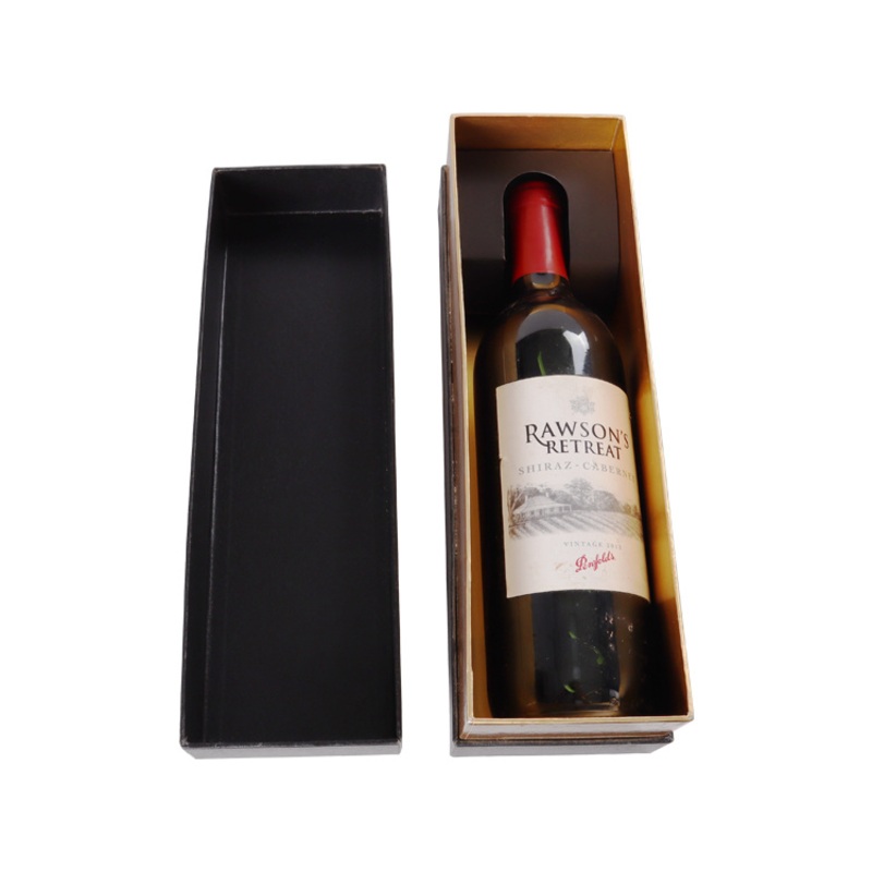 Luxury Single Bottle Art Paper Cardboard Magnetic Wine Gift Box – Gift Box and Chocolate Box price