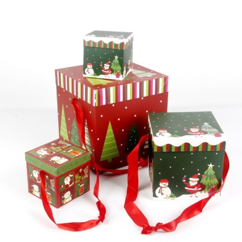 New Christmas Decoration Gift Boxes Christmas Tree Gift Boxes – Christmas Tree Trinket Box and Empty Gift Boxes price