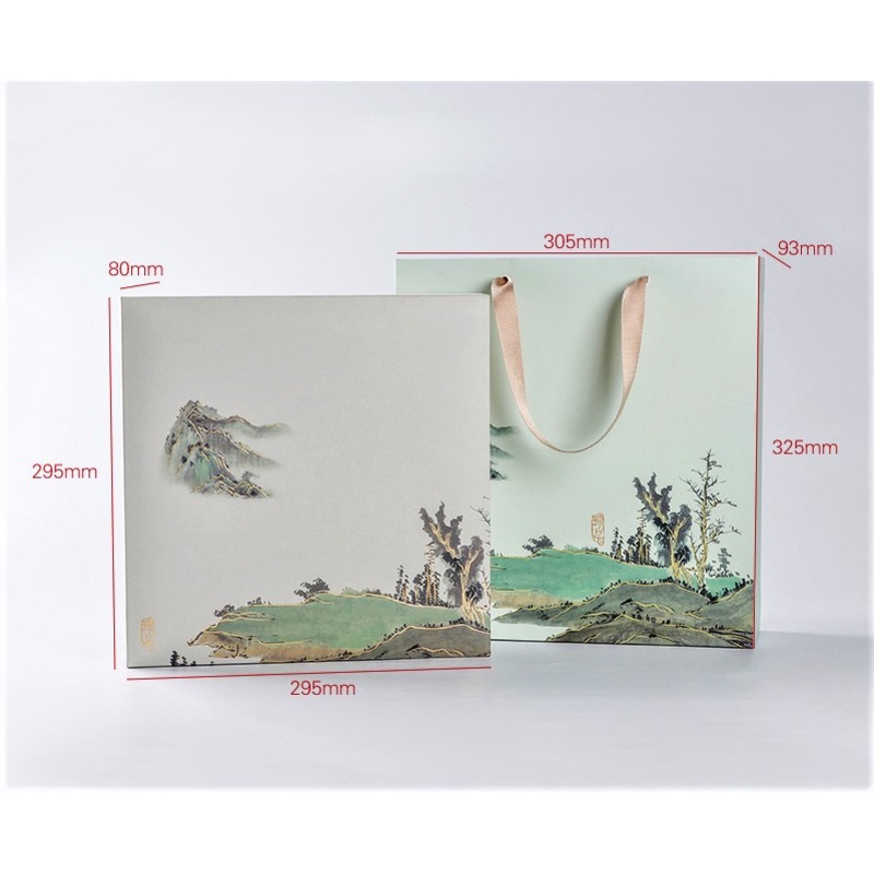 OEM ODM Hardcover Paper Gift Box with Gift Bag Eco-Friendly Paper Gift Packaging Set – Hardcover Gift Box and Rigid Gift Box price