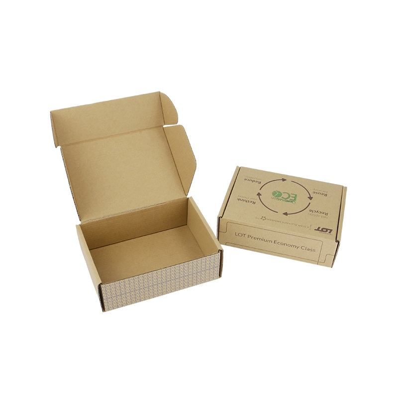 Print Double Colors Logo Kraft Corrugated Paper Shipping Mailer Packaging Box – Mailer Packaging Box and Shipping Box price