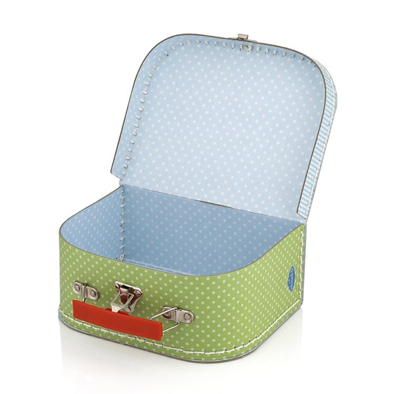 Private Design Recycled Hard Cardboard Toys Luggage Packaging Suitcase Box with Handle for Kids Gift – Paper Gift Box and Gift Box price