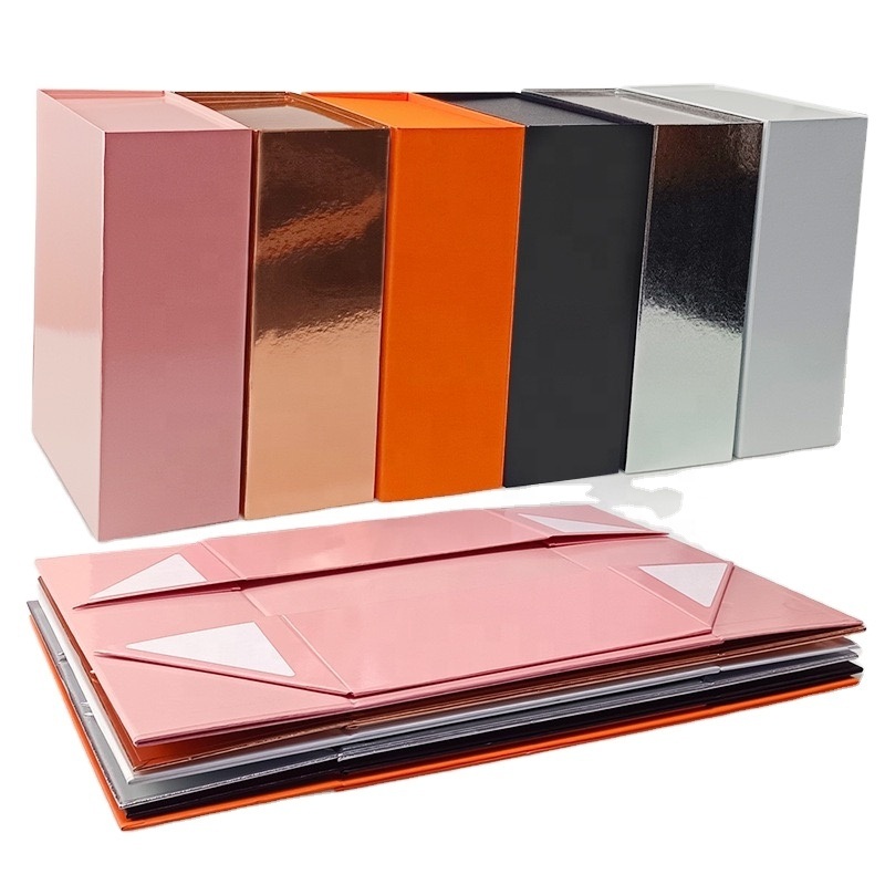 Bdl Factory Wholesale Packaging Box Matte Black Color Magnetic Closed Paper Gift Box Folding Clothing Packaging Box – Gift Box and Magnetic Box price