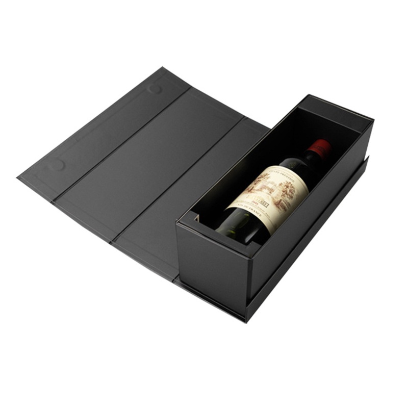 Custom Luxury Red Wine Paper Cardboard Magnetic Bottle Packaging Gift Wine Boxes – Wine Box and Wine Gift Box price
