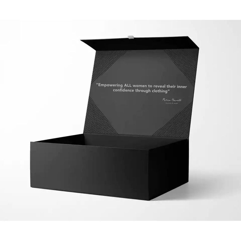 Printed Logo Rigid Cardboard Packaging Ribbon Magnetic Closure Foldable Gift Boxes for Shoe – Packing Box and Paper Gift Box price