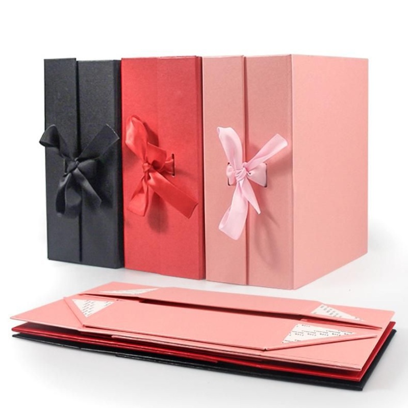 Rigid Paper Tote Portable Flip Folding Clothing Shoes Box with Magnetic Lid – Packaging Paper Box and Gift Magnetic Box price