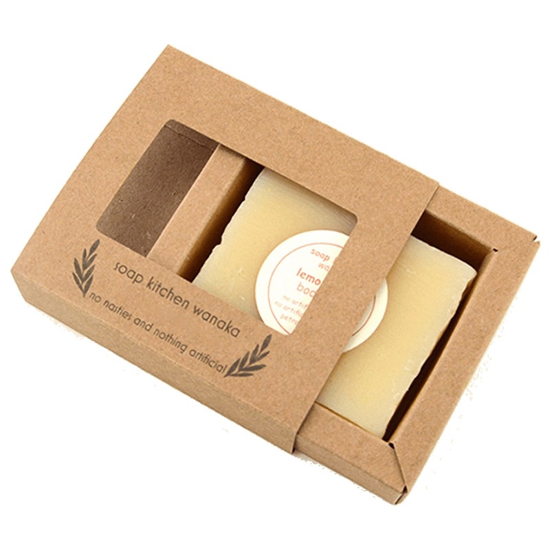 Wholesale Factory Custom Logo Handmade Recycled Kraft Paper Home Made Soap Box Packaging – Soap Box and Soap Gift Box price