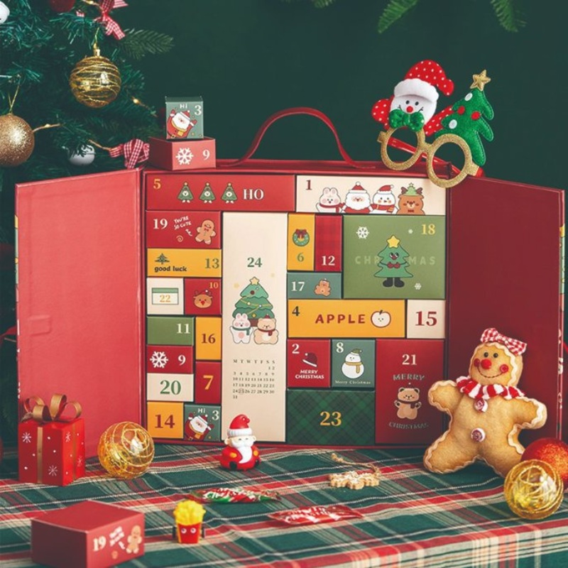 Christmas Advent Calender Countdown Paper Packaging Box Christmas Boxes Gift Ideas 2025 – Advent Calender Box and Christmas Box price