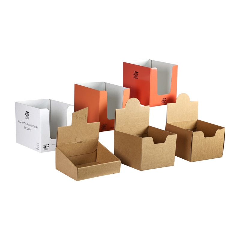 Corrugated Cardboard Kraft Paper Perforated Kitchen Cosmetic Stationery Pen Perfume Wine Chocolate Food Product Christmas Gift Packing Packaging PDQ Display Box – Health Care Products Display Box and Printed Perforation Box price