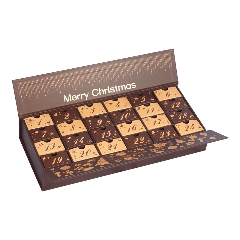 Unique Advent Calendar Box for Creative Holiday Countdown Fun – Chocolate Box and Food Packaging price