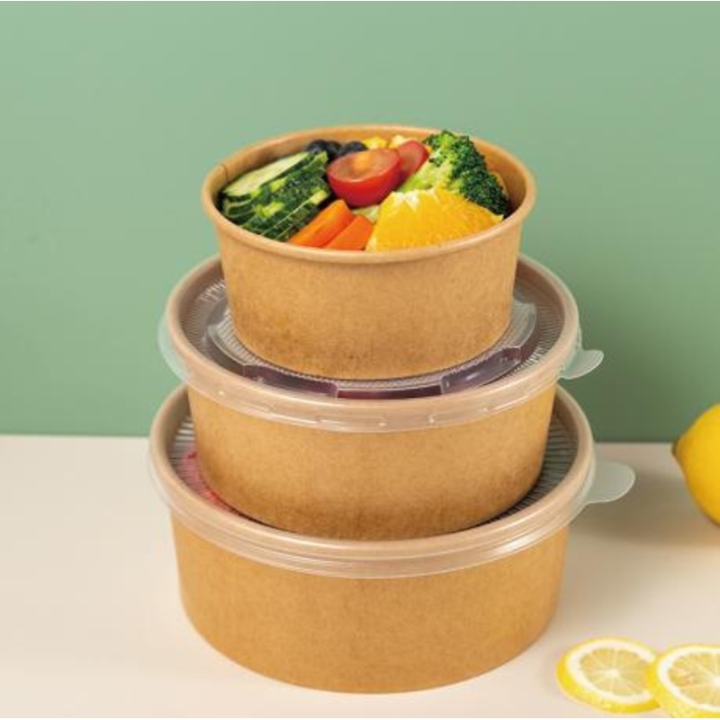 Brown White Kraft Paper Disposable Sushi Container Food Packaging Box – Kraft Paper Box and Disposable Paper Box price