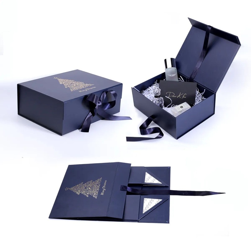 Printed Rigid Cardboard Paper Wedding Wig Cosmetic Clothes Christmas Magnetic Folding Gift – Jewelry Set Gift Box and Jewelry Gift Box price