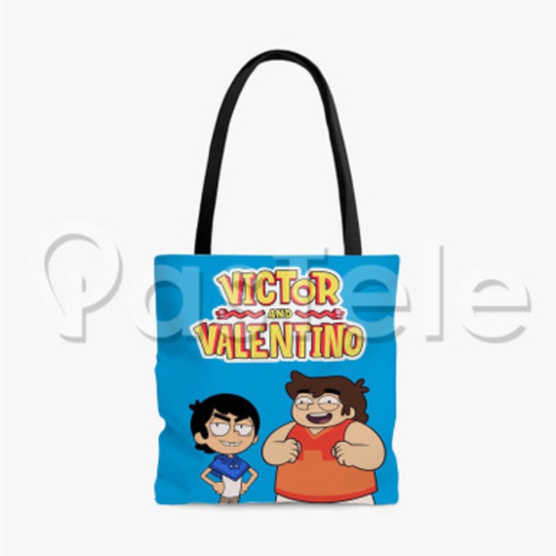 Victor and Valentino Custom Personalized Tote Bag Unisex Polyester Cotton Bags