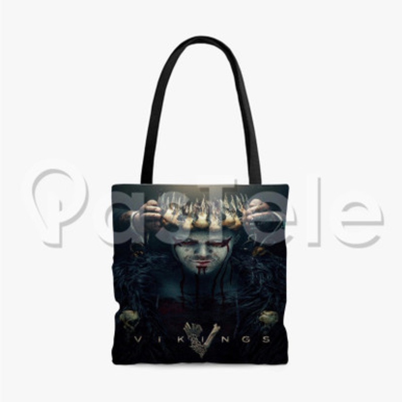 Vikings Custom Personalized Tote Bag Unisex Polyester Cotton Bags