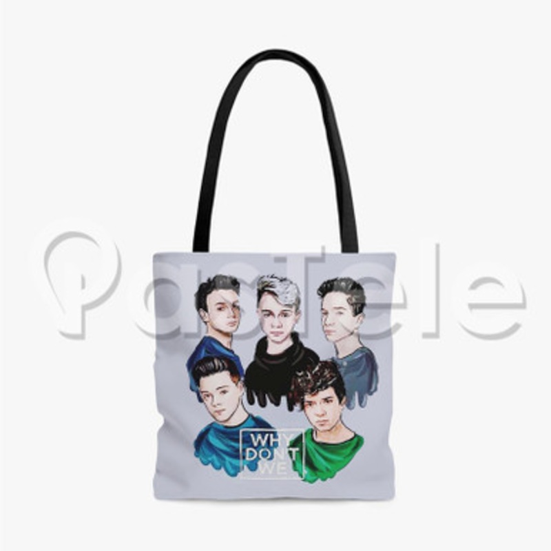 Why Don t We 2 Custom Personalized Tote Bag Unisex Polyester Cotton Bags