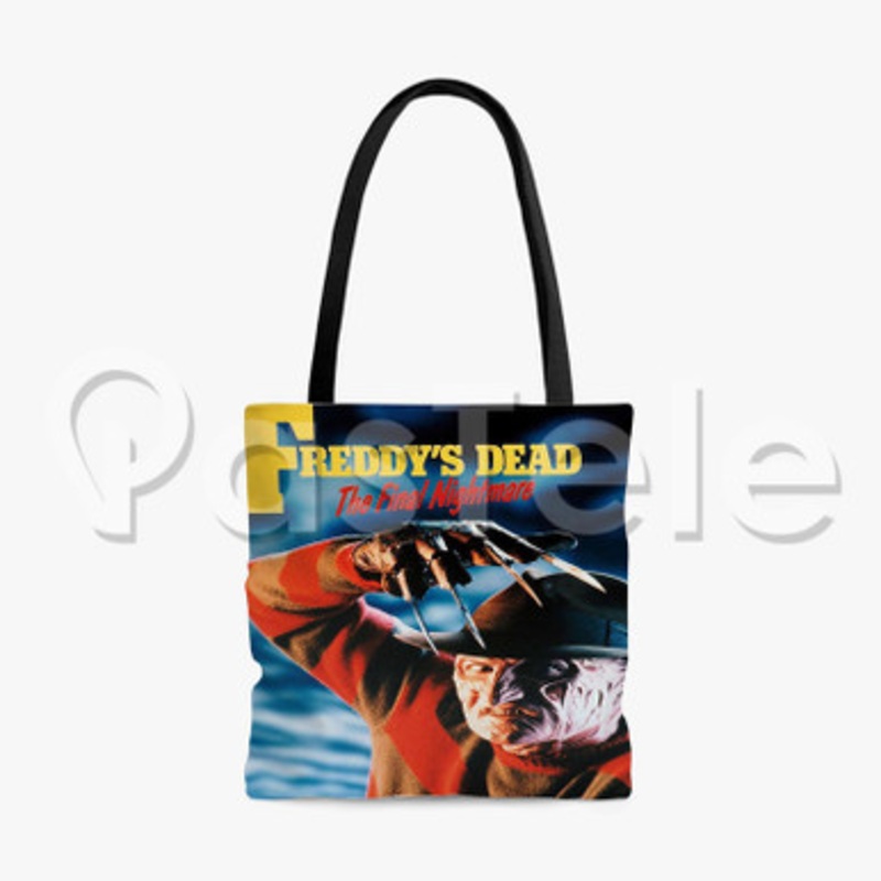 A Nightmare on Elm Street Freddy s Dead The Final Nightmare 2 Custom Personalized Tote Polyester Cotton Bags Unisex