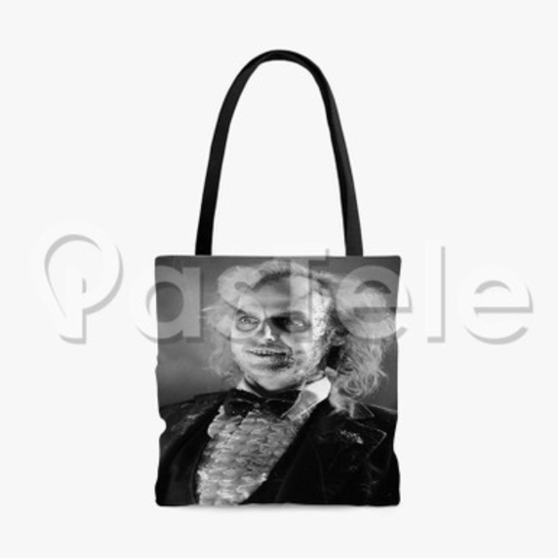 Beetlejuice Custom Personalized Tote Polyester Cotton Bags Unisex