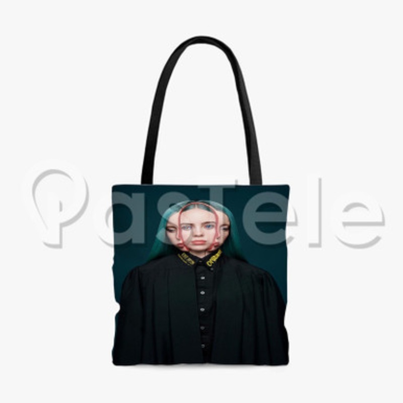 Billie Eilis Custom Personalized Tote Polyester Cotton Bags Unisex