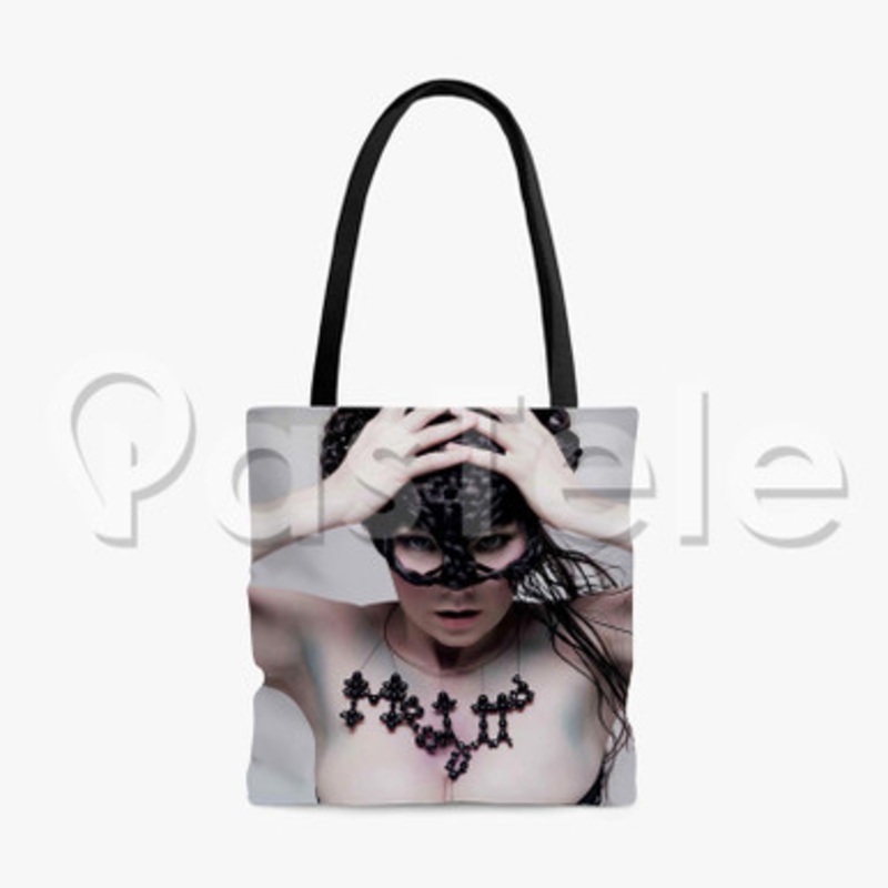 Bjork Medulla Custom Personalized Tote Polyester Cotton Bags Unisex
