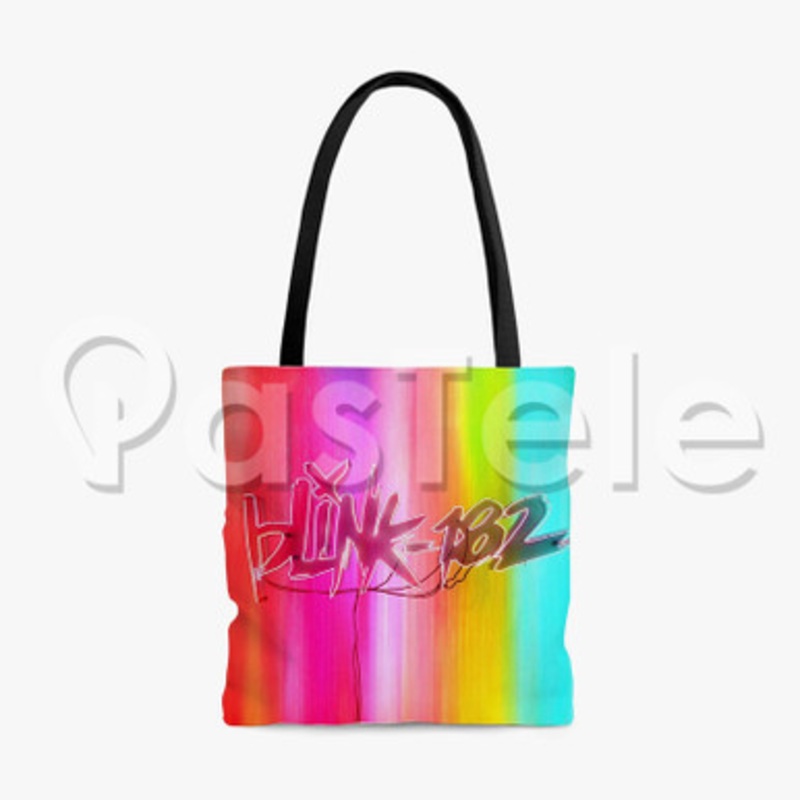 blink 182 NINE Custom Personalized Tote Polyester Cotton Bags Unisex