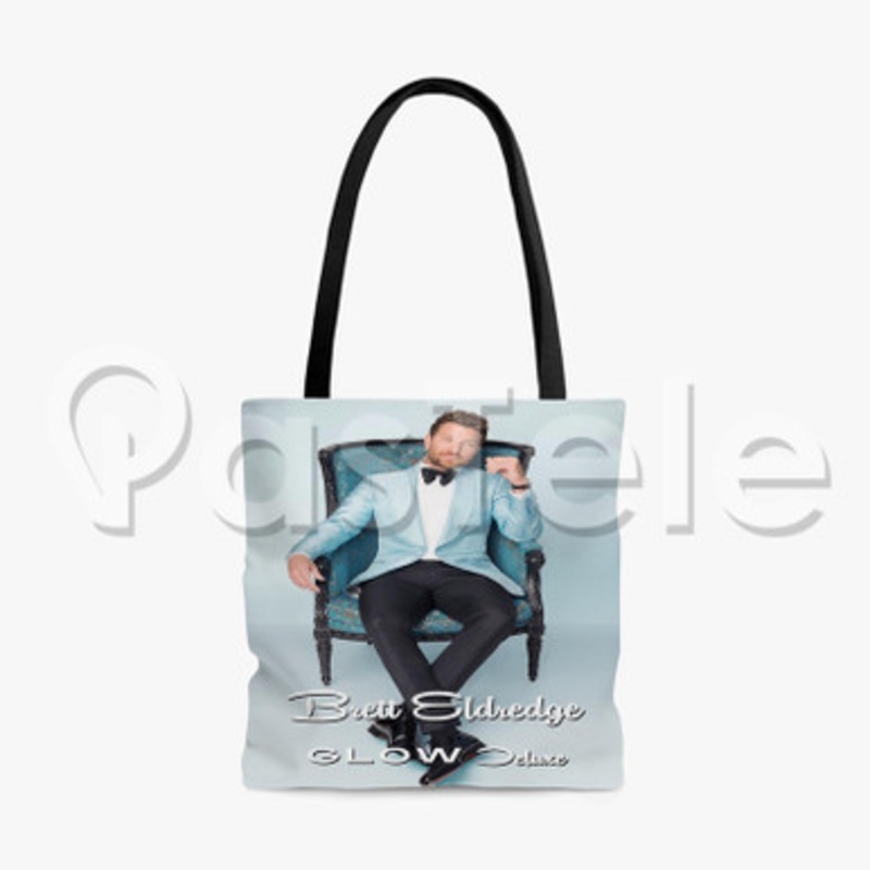 Brett Eldredge Glow Custom Personalized Tote Polyester Cotton Bags Unisex