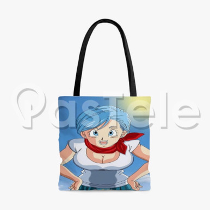 Bulma Dragon Ball Custom Personalized Tote Polyester Cotton Bags Unisex