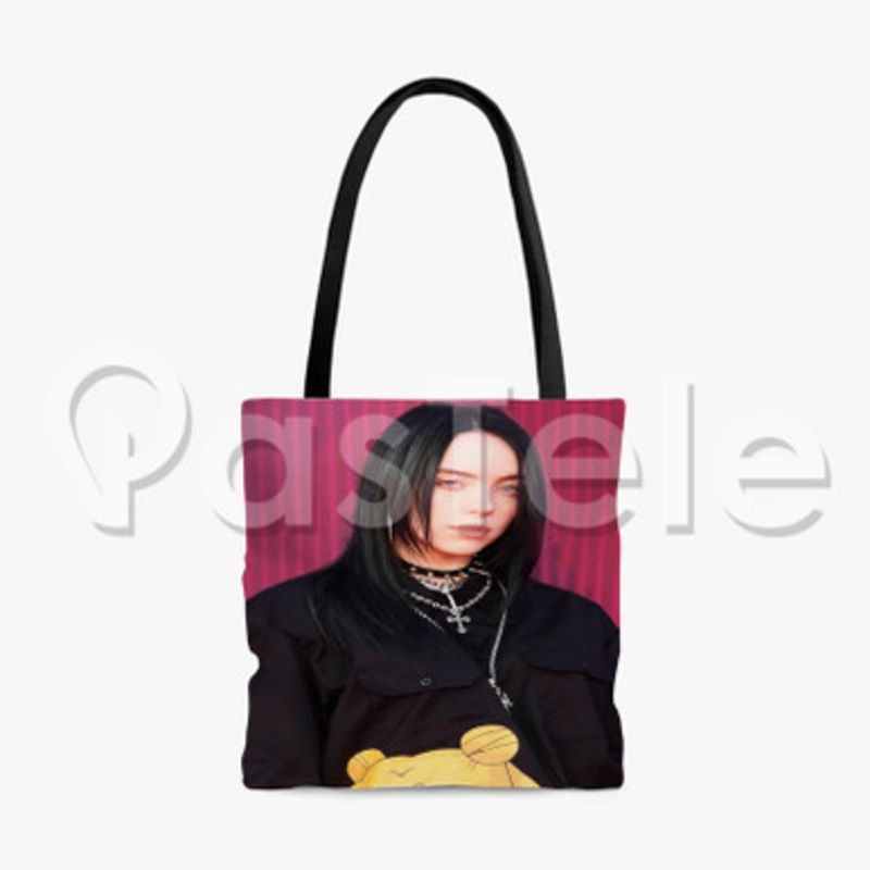Billie Eilis 2 Custom Personalized Tote Polyester Cotton Bags Unisex