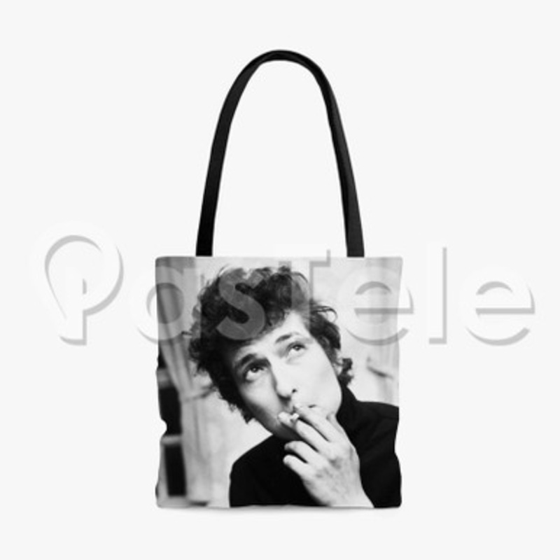 Bob Dylan Custom Personalized Tote Polyester Cotton Bags Unisex