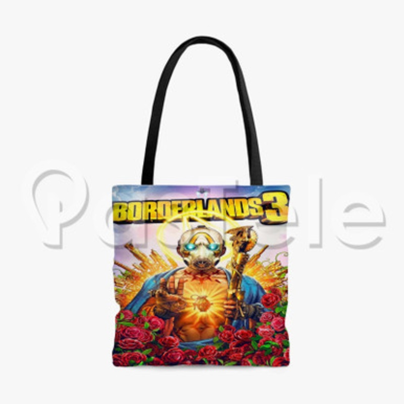 Borderlands 3 Custom Personalized Tote Polyester Cotton Bags Unisex