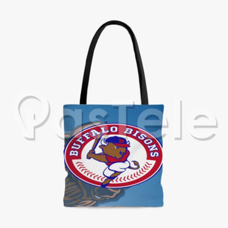 Buffalo Bisons Custom Personalized Tote Polyester Cotton Bags Unisex